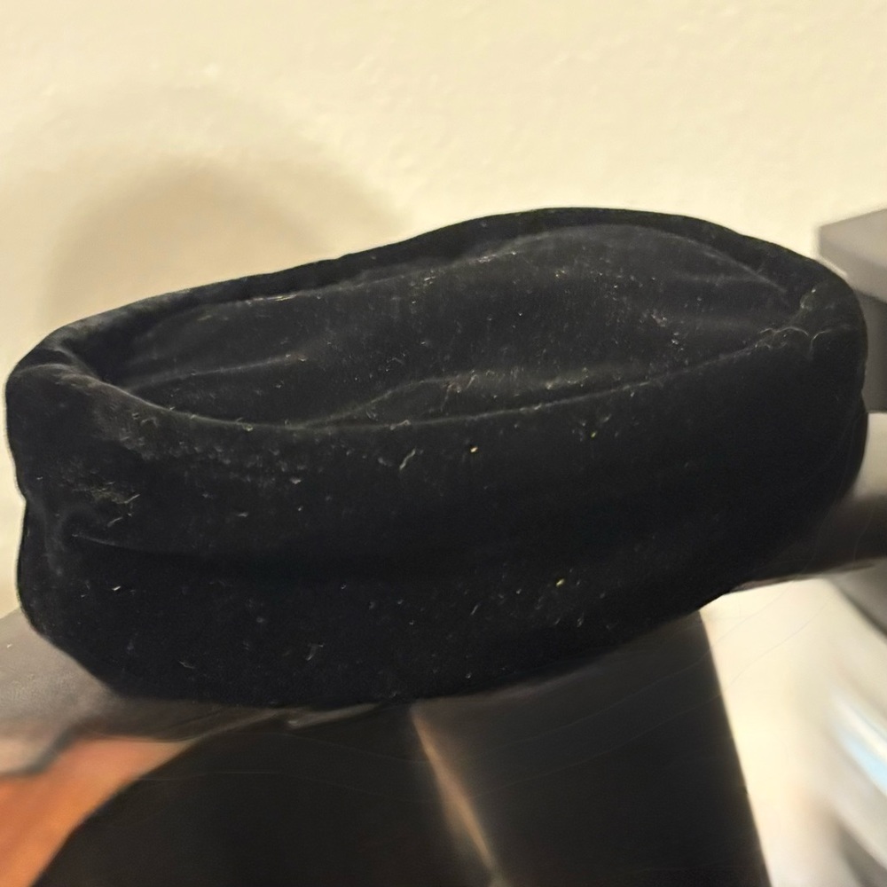Hat Attack Black Velvet Headband